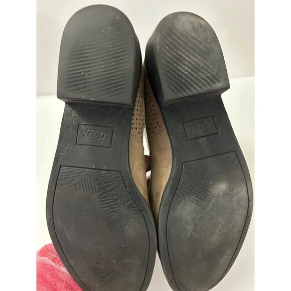 G.H. BASS Maggie Ankle Bootie Women's Sz 8.5 Beige Leather Side Zip Round Toe - Picture 7 of 8